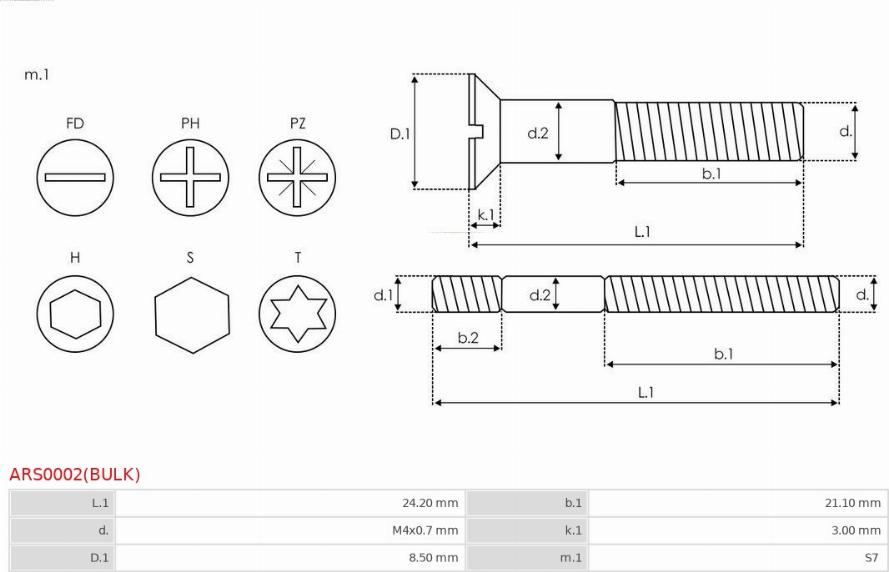 AS-PL ARS0002(BULK) - Ремкомплект, генератор autocars.com.ua