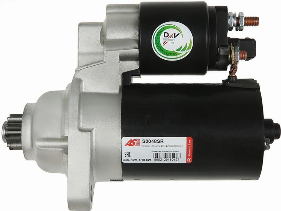 AS-PL S0048SR - Стартер avtokuzovplus.com.ua