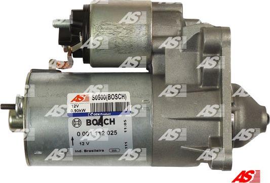 AS-PL S0500(BOSCH) - Стартер autocars.com.ua