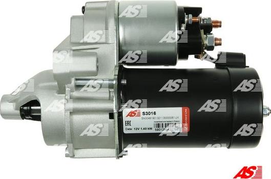 AS-PL S3016 - Стартер 12V 1.40kW autocars.com.ua