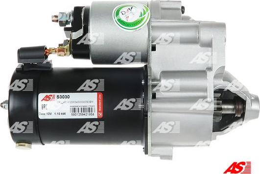 AS-PL S3030 - Стартер avtokuzovplus.com.ua