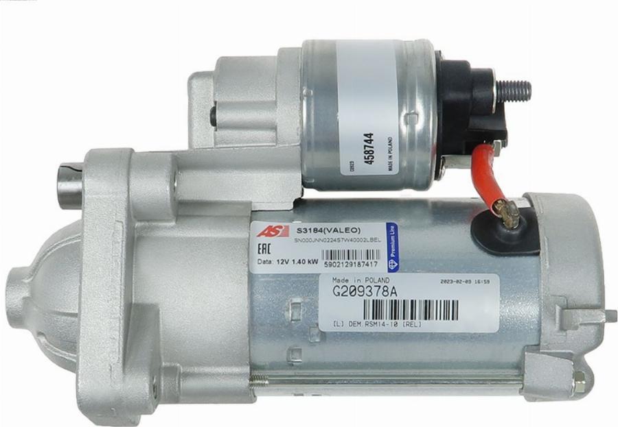 AS-PL S3184(VALEO) - Стартер avtokuzovplus.com.ua