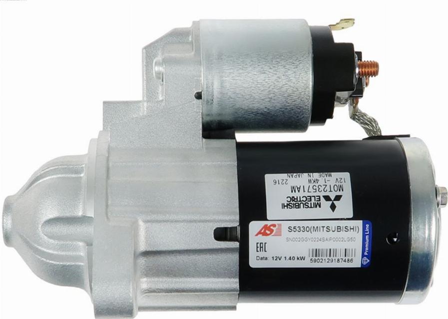 AS-PL S5330(MITSUBISHI) - Стартер avtokuzovplus.com.ua