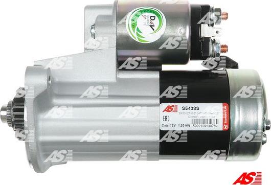 AS-PL S5438S - Стартер autodnr.net