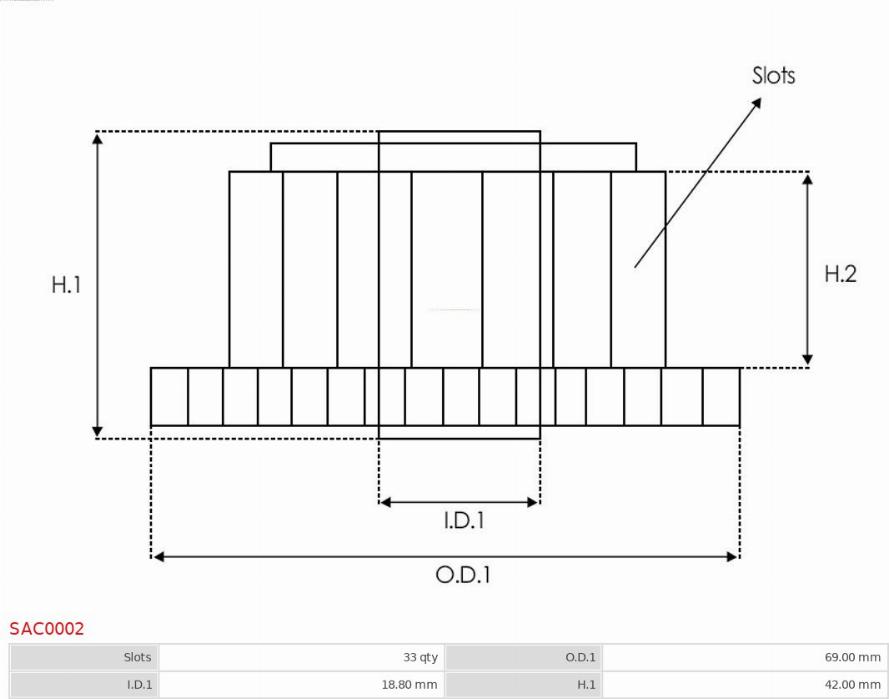 AS-PL SAC0002 - Якорь, стартер autodnr.net