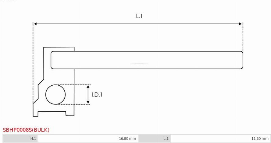 AS-PL SBHP0008S(BULK) - Ремкомплект, стартер autodnr.net