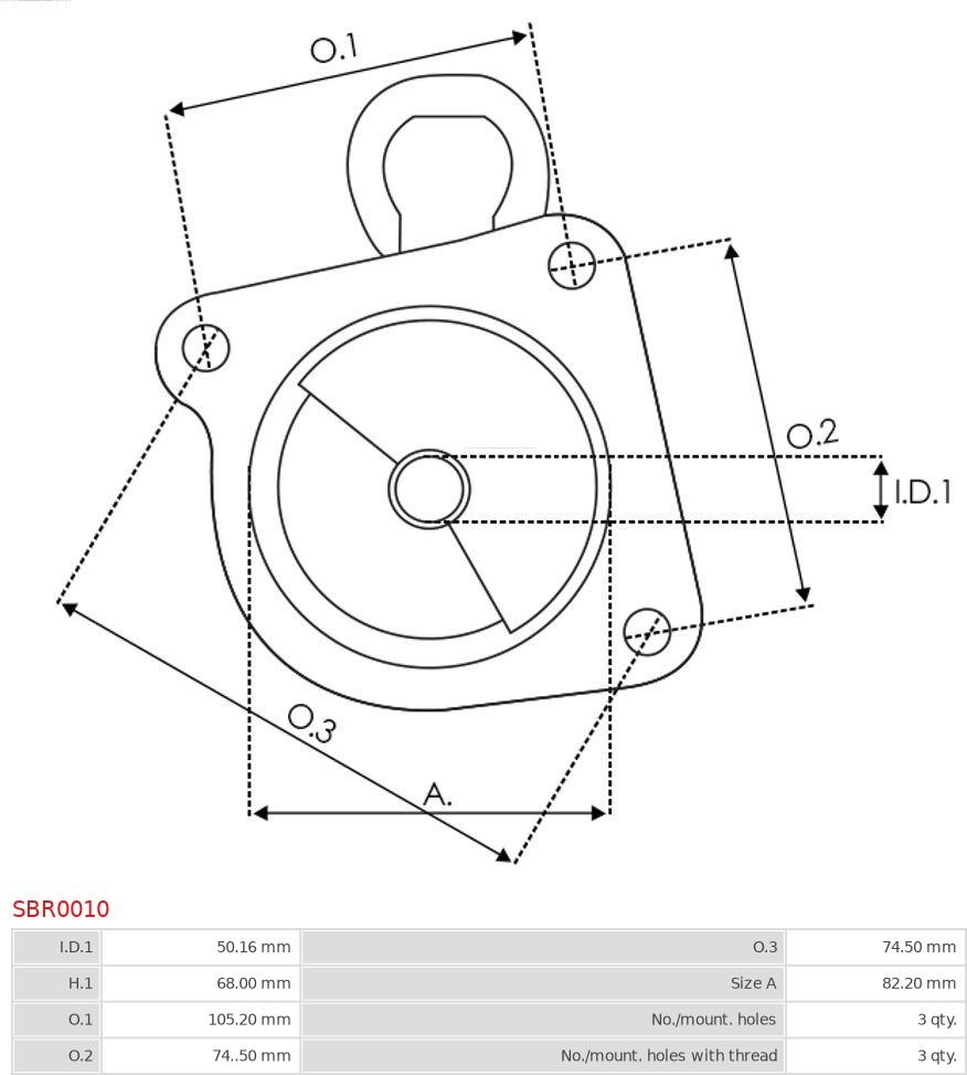 AS-PL SBR0010 - Крышка стартера, карбюратор avtokuzovplus.com.ua