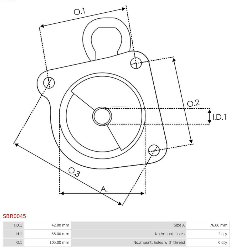 AS-PL SBR0045 - Крышка стартера, карбюратор avtokuzovplus.com.ua