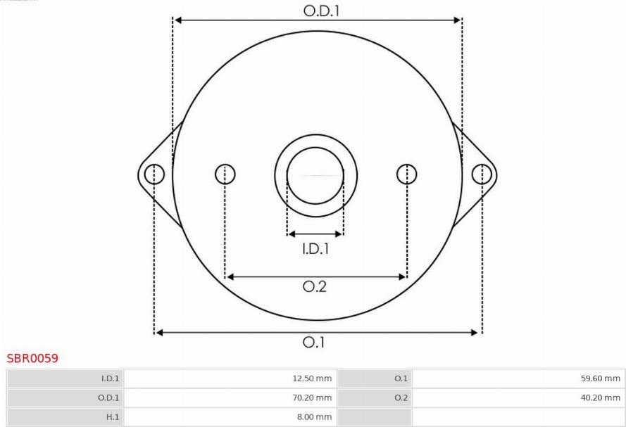 AS-PL SBR0059 - Крышка стартера, карбюратор avtokuzovplus.com.ua