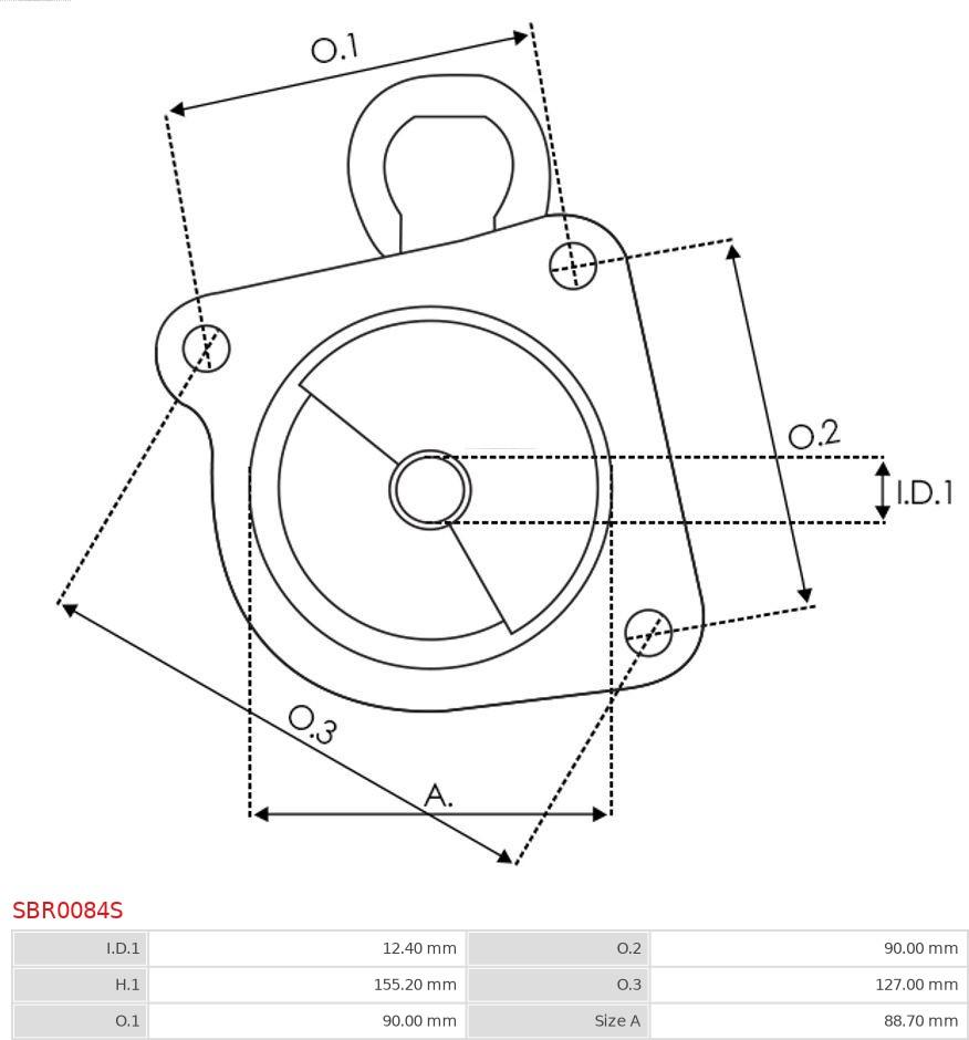 AS-PL SBR0084S - Крышка стартера, карбюратор avtokuzovplus.com.ua