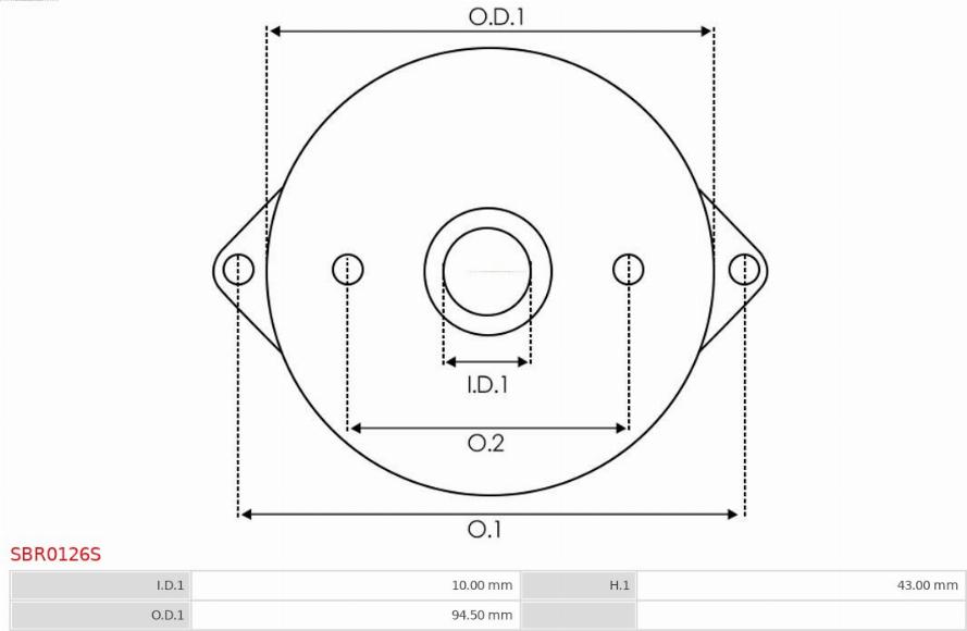 AS-PL SBR0126S - Крышка стартера, карбюратор avtokuzovplus.com.ua