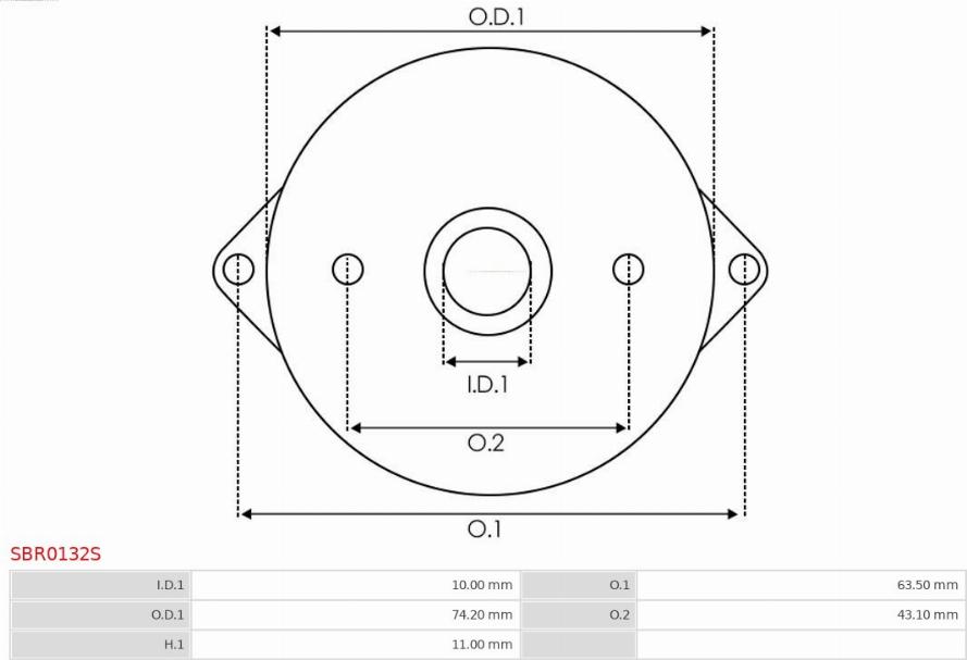 AS-PL SBR0132S - Крышка стартера, карбюратор avtokuzovplus.com.ua