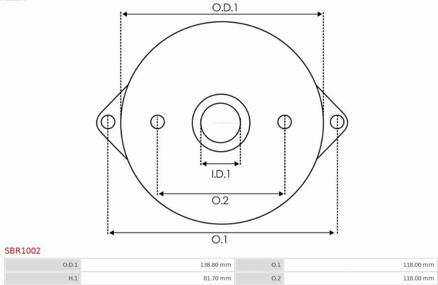 AS-PL SBR1002 - Крышка стартера, карбюратор avtokuzovplus.com.ua