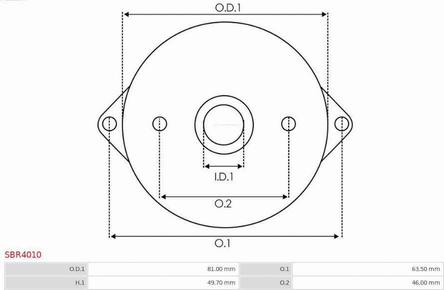 AS-PL SBR4010 - Крышка стартера, карбюратор avtokuzovplus.com.ua