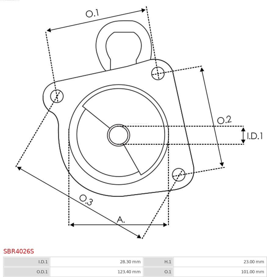 AS-PL SBR4026S - Крышка стартера, карбюратор avtokuzovplus.com.ua