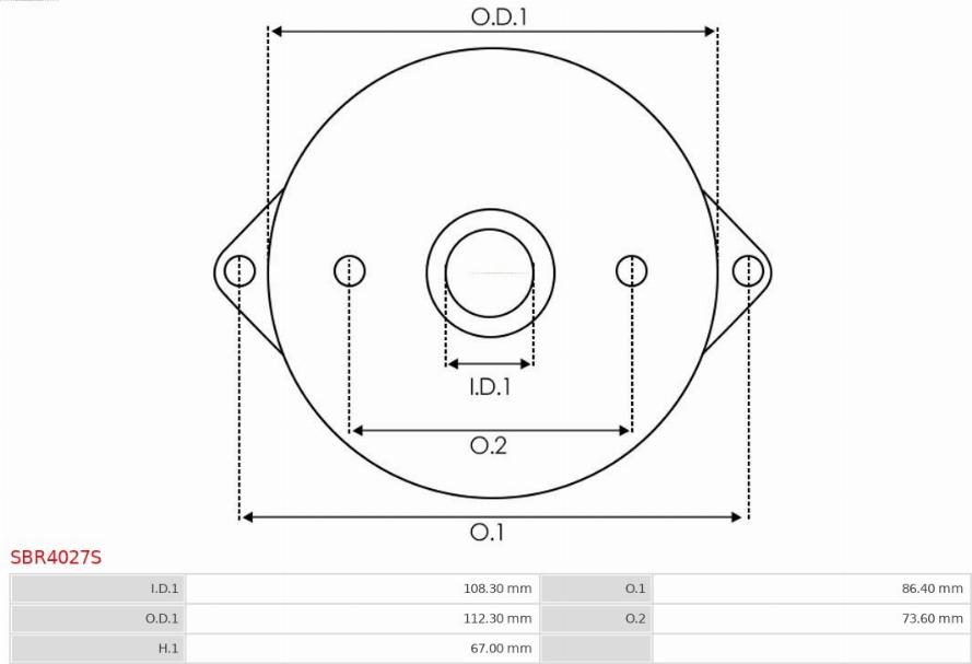 AS-PL SBR4027S - Крышка стартера, карбюратор avtokuzovplus.com.ua