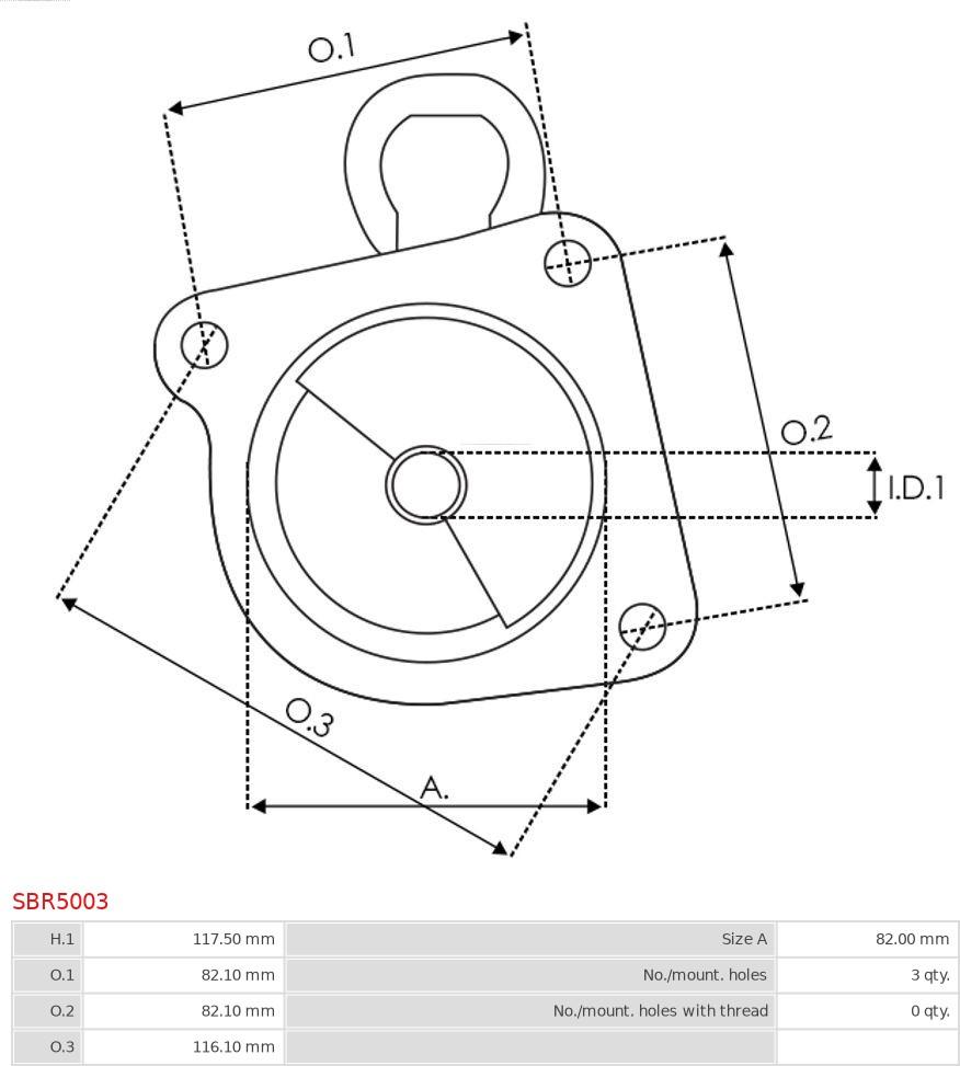 AS-PL SBR5003 - Кришка стартера, карбюратор autocars.com.ua