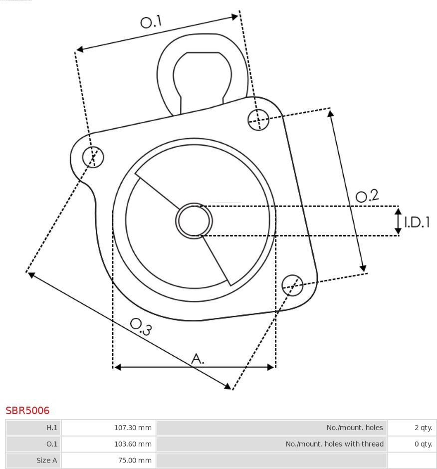 AS-PL SBR5006 - Кришка стартера, карбюратор autocars.com.ua