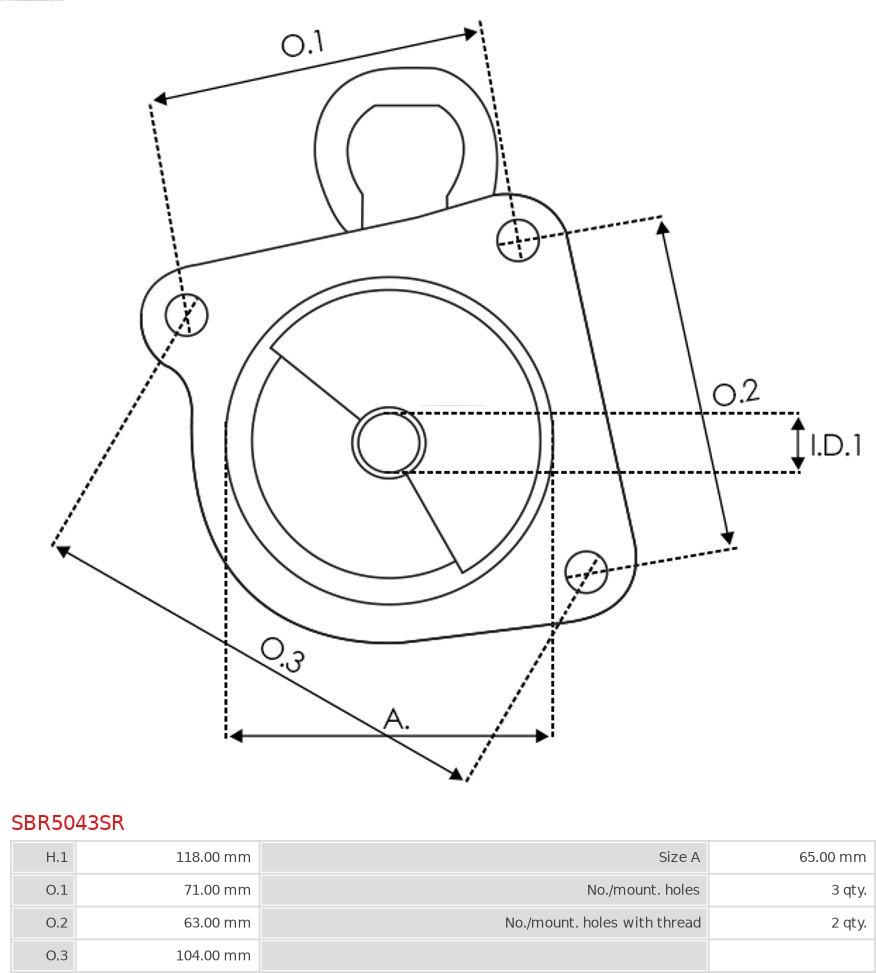 AS-PL SBR5043SR - Кришка стартера, карбюратор autocars.com.ua