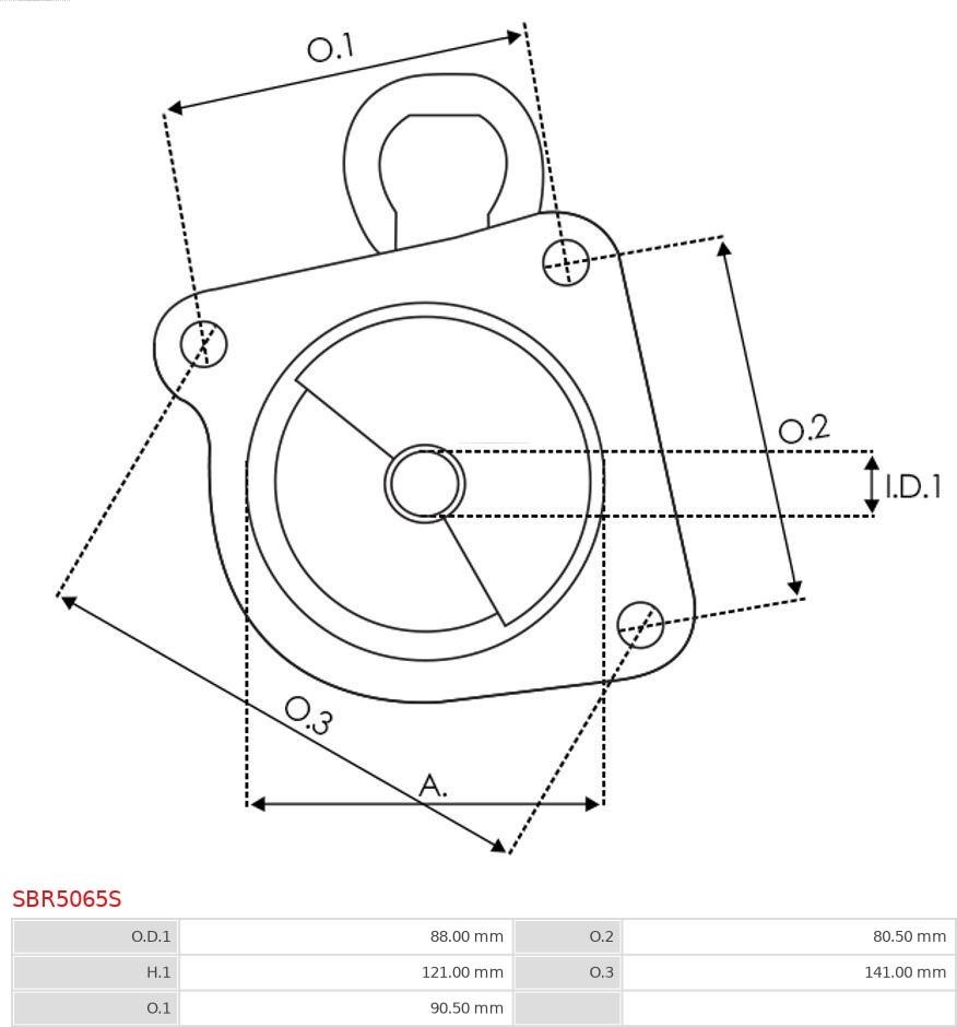 AS-PL SBR5065S - Крышка стартера, карбюратор avtokuzovplus.com.ua