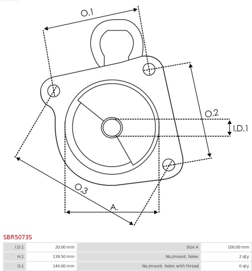 AS-PL SBR5073S - Кришка стартера, карбюратор autocars.com.ua