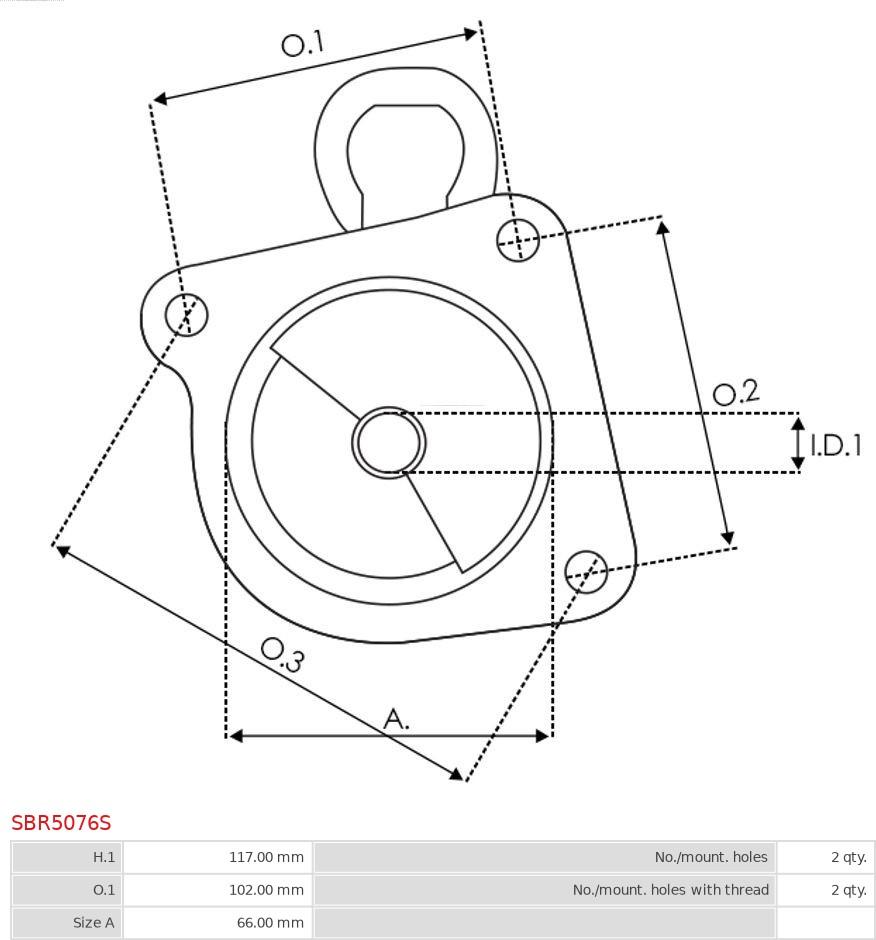 AS-PL SBR5076S - Кришка стартера, карбюратор autocars.com.ua