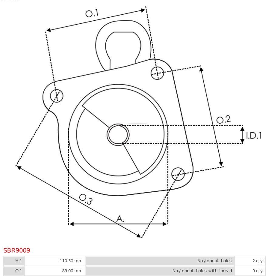 AS-PL SBR9009 - Крышка стартера, карбюратор avtokuzovplus.com.ua