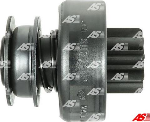 AS-PL SD2071P - Ведущая шестерня, стартер avtokuzovplus.com.ua