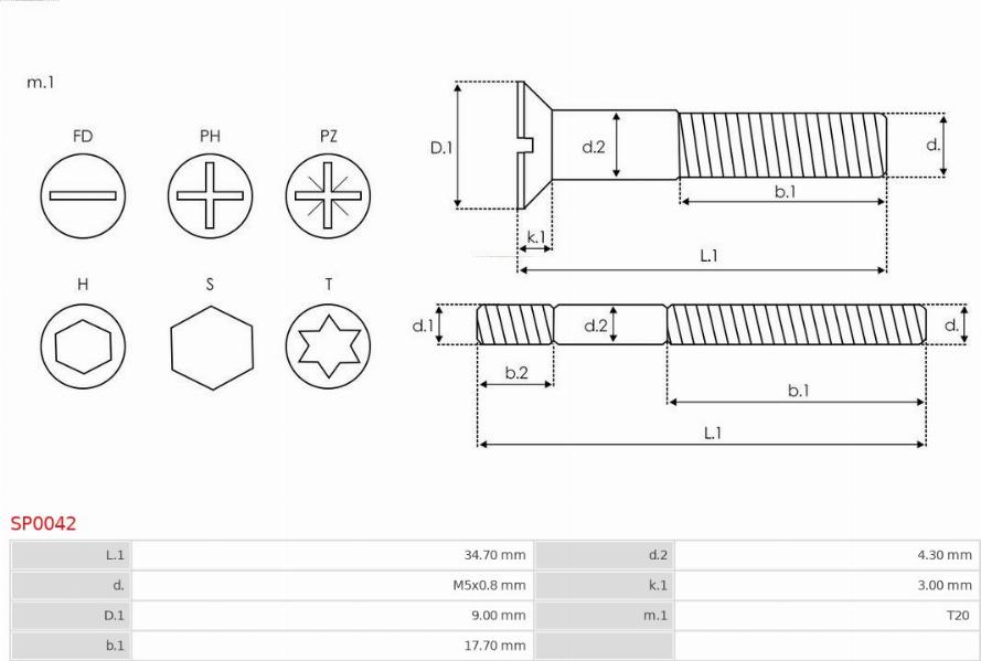 AS-PL SP0042 - Ремкомплект, генератор autocars.com.ua