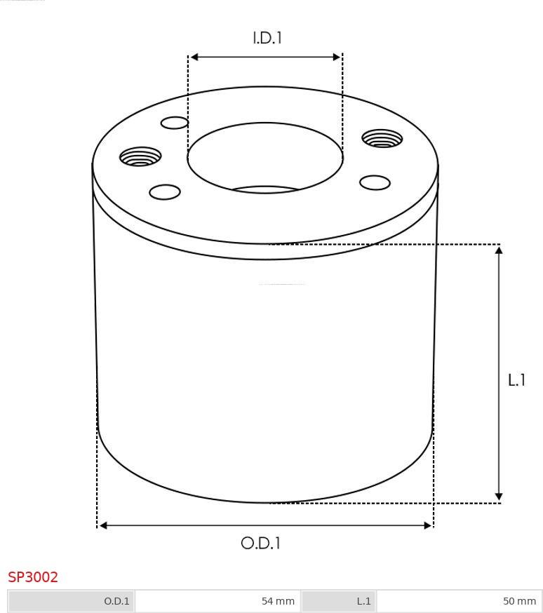 AS-PL SP3002 - Ремкомплект, стартер avtokuzovplus.com.ua