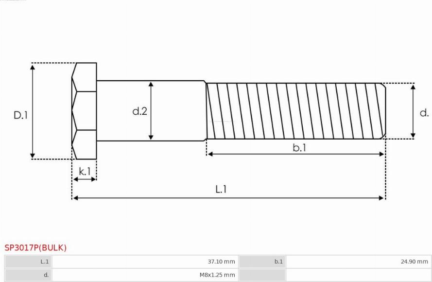 AS-PL SP3017P(BULK) - Ремкомплект, стартер avtokuzovplus.com.ua