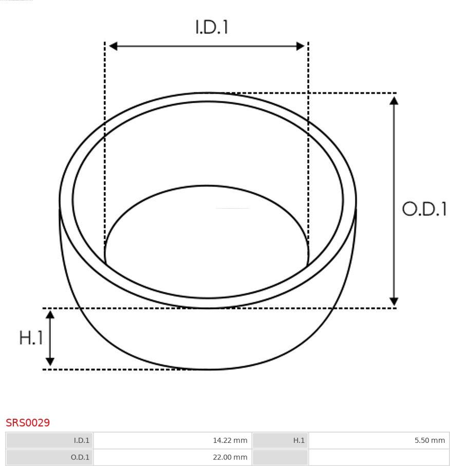 AS-PL SRS0029 - Ремкомплект, стартер avtokuzovplus.com.ua