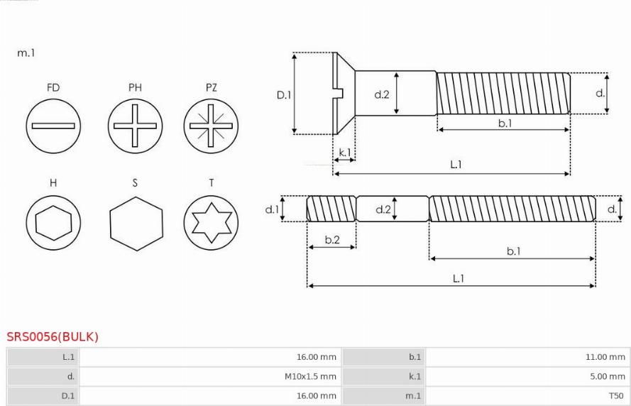 AS-PL SRS0056(BULK) - Ремкомплект, генератор avtokuzovplus.com.ua