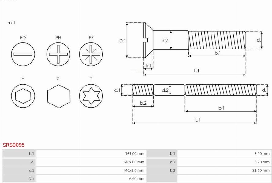 AS-PL SRS0095 - Ремкомплект, генератор avtokuzovplus.com.ua