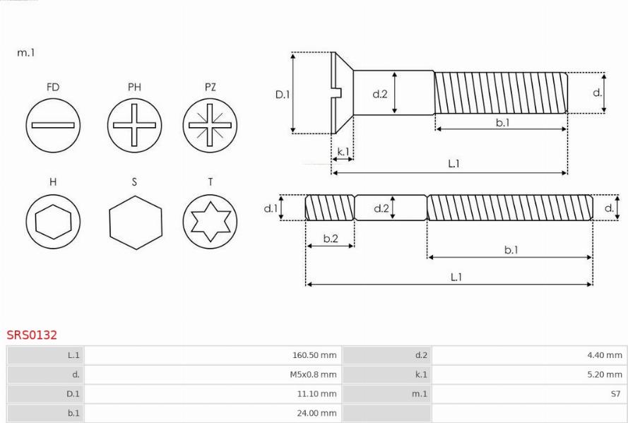 AS-PL SRS0132 - Ремкомплект, генератор autocars.com.ua