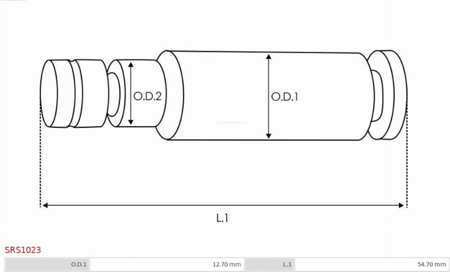 AS-PL SRS1023 - Ремкомплект, стартер avtokuzovplus.com.ua