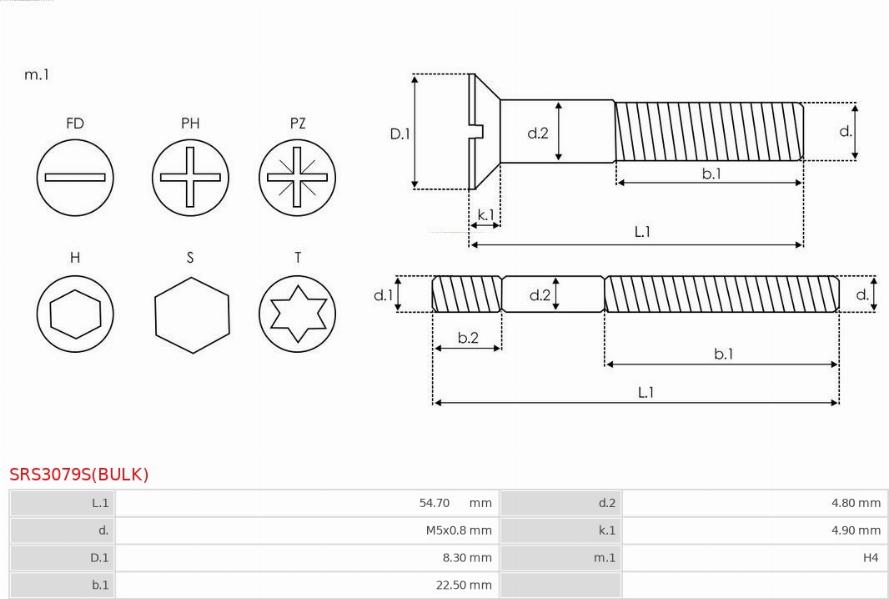 AS-PL SRS3079S(BULK) - Ремкомплект, генератор avtokuzovplus.com.ua