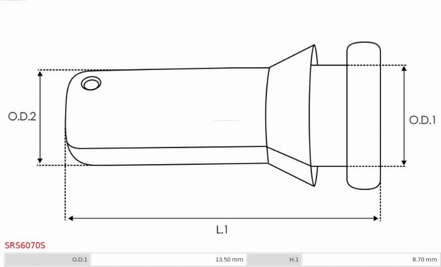 AS-PL SRS6070S - Ремкомплект, стартер avtokuzovplus.com.ua