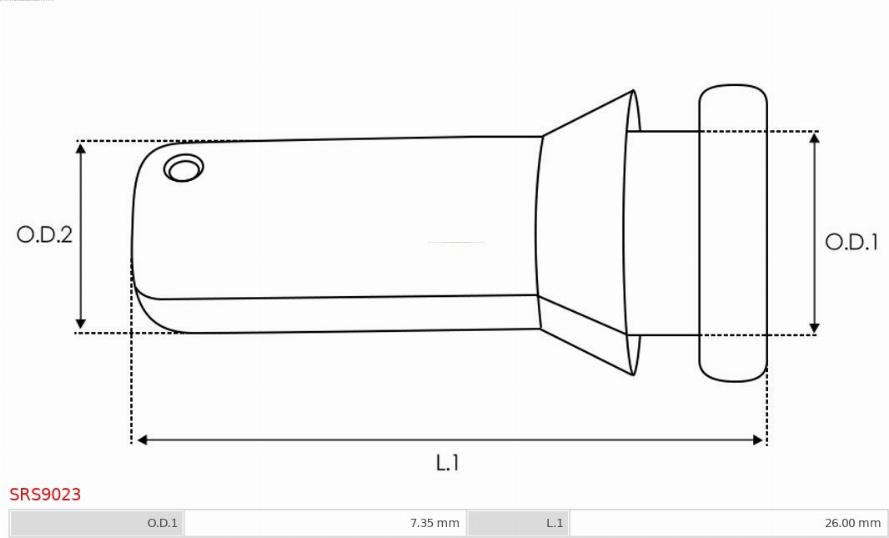 AS-PL SRS9023 - Ремкомплект, стартер autodnr.net