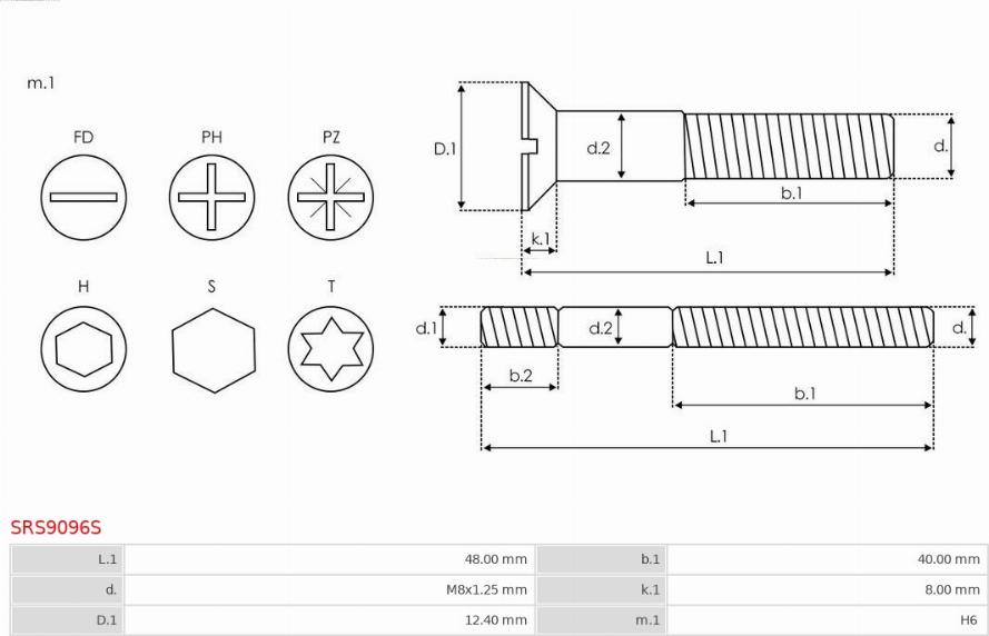 AS-PL SRS9096S - Ремкомплект, генератор autodnr.net