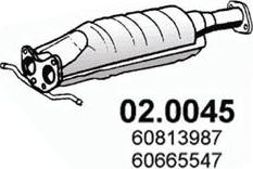 ASSO 02.0045 - Каталізатор autocars.com.ua
