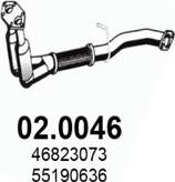 ASSO 02.0046 - Каталізатор autocars.com.ua