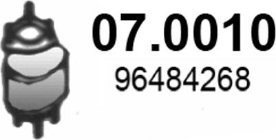 ASSO 07.0010 - Каталізатор autocars.com.ua