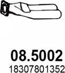 ASSO 08.5002 - Труба вихлопного газу autocars.com.ua