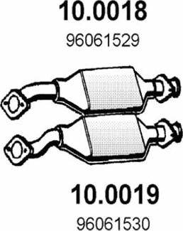 ASSO 10.0018 - Каталізатор autocars.com.ua