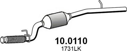 ASSO 10.0110 - Каталізатор autocars.com.ua