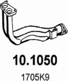 ASSO 10.1050 - Труба вихлопного газу autocars.com.ua