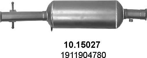 ASSO 10.15027 - сажі / частковий фільтр, система вихлопу ОГ autocars.com.ua