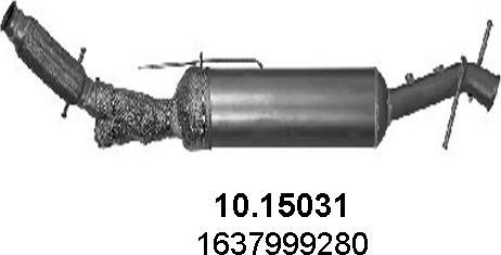 ASSO 10.15031 - сажі / частковий фільтр, система вихлопу ОГ autocars.com.ua