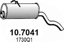 ASSO 10.7041 - Глушитель выхлопных газов, конечный autodnr.net